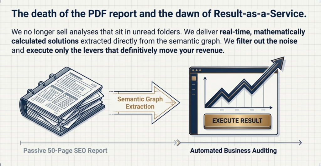 death of the report and the dawn of result as a service