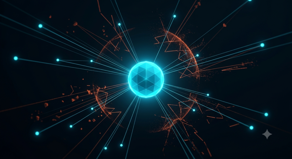 space node glowing