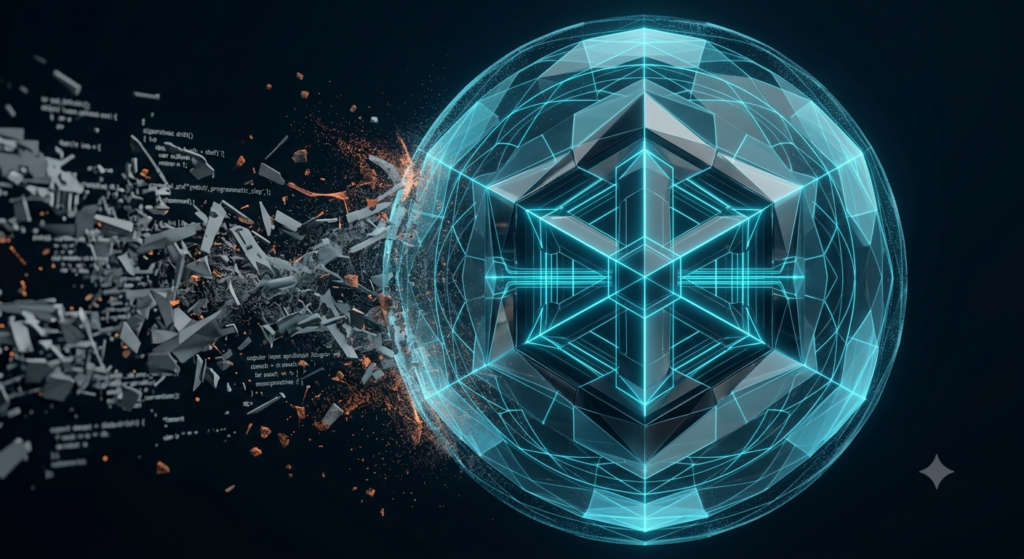 space single blue node